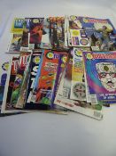 Basket With a Box of Judge Dredd Comics