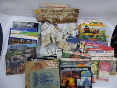 Box containing Football Cards