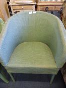 Green Painted Blind Institute Chair