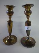 Pair of Candle Sticks at Fault