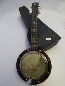 A Barnes and Mullins 8 String Banjo/Mandolin