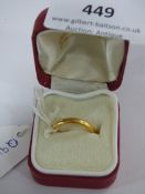 22 Carat 4 Grams Wedding Ring
