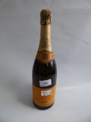 Bottle of Veuve Clicquot Reims Champagne