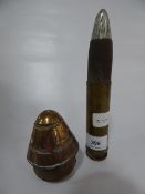 Deactivated Shell & Bomb Detonator