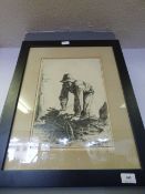 J Komjati Framed Picture