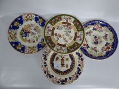 Collection of Masons Iron Stone Plates