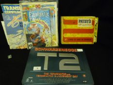 Schwarzenegger Terminator & Terminator 2 Judgement Day & Box of Children's Learn to Cook Books etc