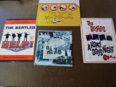 4 Beatles Related Tin Signs