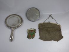 Plated Mirror - 2 Mesh Handbags - Deco Lid and Small Deco Mirror