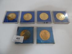 6 William Wilberforce Bronze Coins