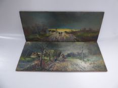 2 Original Oils on Boards