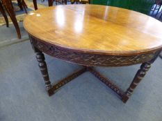 Mahogany Circular Coffee Table