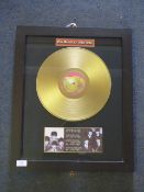 Framed Gold Disc 