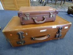 2 Vintage Suitcases