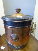Copper Coal Box