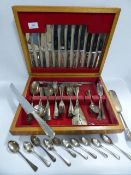 Part Canteen of Silver Plated Cutlery