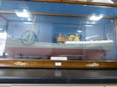 Cased Model of The Hull Trawler - Lord St Vincent