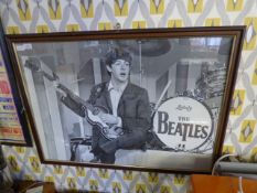 Framed Photograph of Paul McCartney