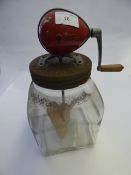 A Glass Butter Churn Cheese Maker
