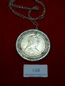 Maria Therasa Thaler 1780 Coin Medallion