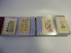 Large Quantity of WW1 Silk Postcards