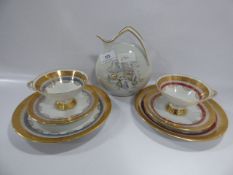 Bavarian Jug & 2 Trio's