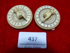 Pair of Ivory Gaming Dice