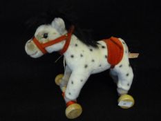 Hermann Teddy Donkey On Wheels