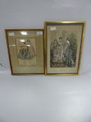 2 Costume Prints