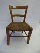 A Miniature Dolls Chair