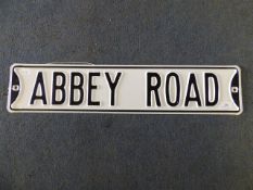An Abbey Road Sign