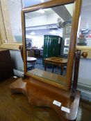 Mahogany Toilet Mirror