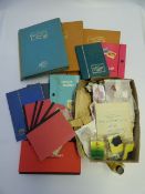 A Collection of Stamps in Folders