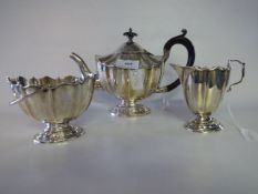 3 Piece Silver Tea Set 121 Grams