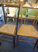 Pair of Bergere Seated Occasional Chairs