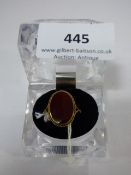 9 Carat Carnelian Dress Ring