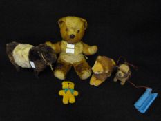 5 Toys including Teddy Bear - Sheep etc