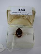 9 Carat Garnet Dress Ring