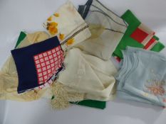 Selection of Headscarves and Chinese Silk Stole