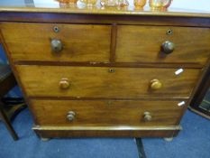 Mahogany 4 Drawer Chest