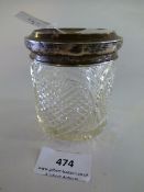 Silver Topped Hair Tidy