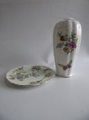 Large Ainsley Vase - Butterflies & Plate