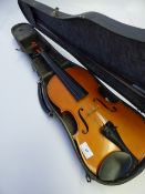 Violin and Bow in Case