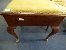 Mahogany Piano Stool