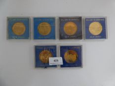 6 William Wilberforce Bronze Coins