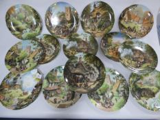 Set of Coalport Plates The Tale of a Country Village