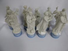 Collection of 9 Wedgwood Classical Muses
