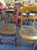 Pair of Bergere Seated Occasional Chairs