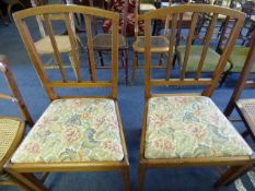 Pair of Oak Dining Chairs