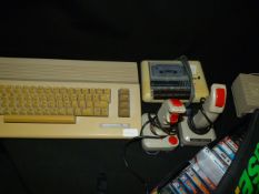 Commodore Computer System and Games with Keyboard etc